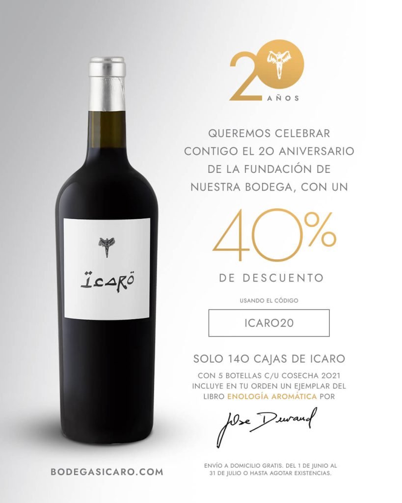 banner icaro 20 años